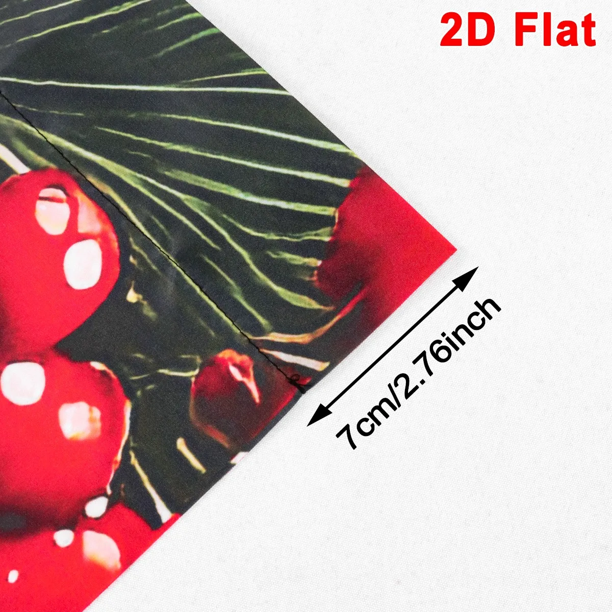 2 Stück Festliche Weihnachtsvorhänge, 60*150cm Polyester-Vorhänge mit Weihnachtskugel- und Bandmustern Fensterdekoration für Zuhause und Feiertage – Detail 6