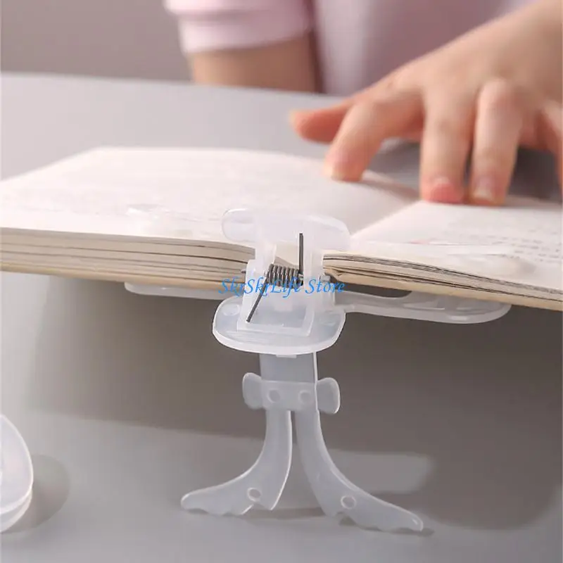 

E65E 3 Pcs Page Marker Clips Page Holders Clips Book Opening Accessories for Office