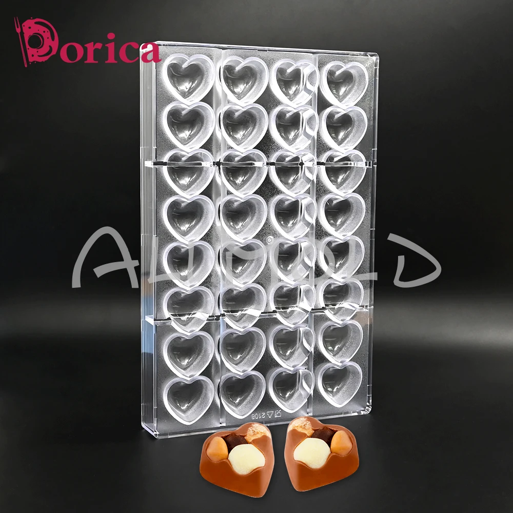 قوالب شوكولاتة ثلاثية الأبعاد بقلب حب ماسي ، بولي كربونات ، تزيين كعك الحلويات ، قالب مصاصة ، أدوات خبز حلوى منزلية الصنع تصنعها بنفسك #5