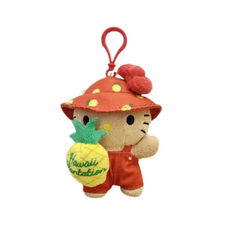11 センチメートルハワイ旅行シリーズハローキティぬいぐるみぬいぐるみ小さなペンダントキーホルダーバックパック吊り下げクリスマス誕生日ギフト