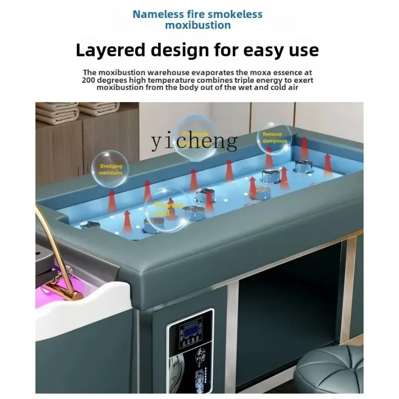 

MR-1 massage smokeless moxibustion hair treatment shampoo bed hairdressing barber shop hair salon beauty salon special