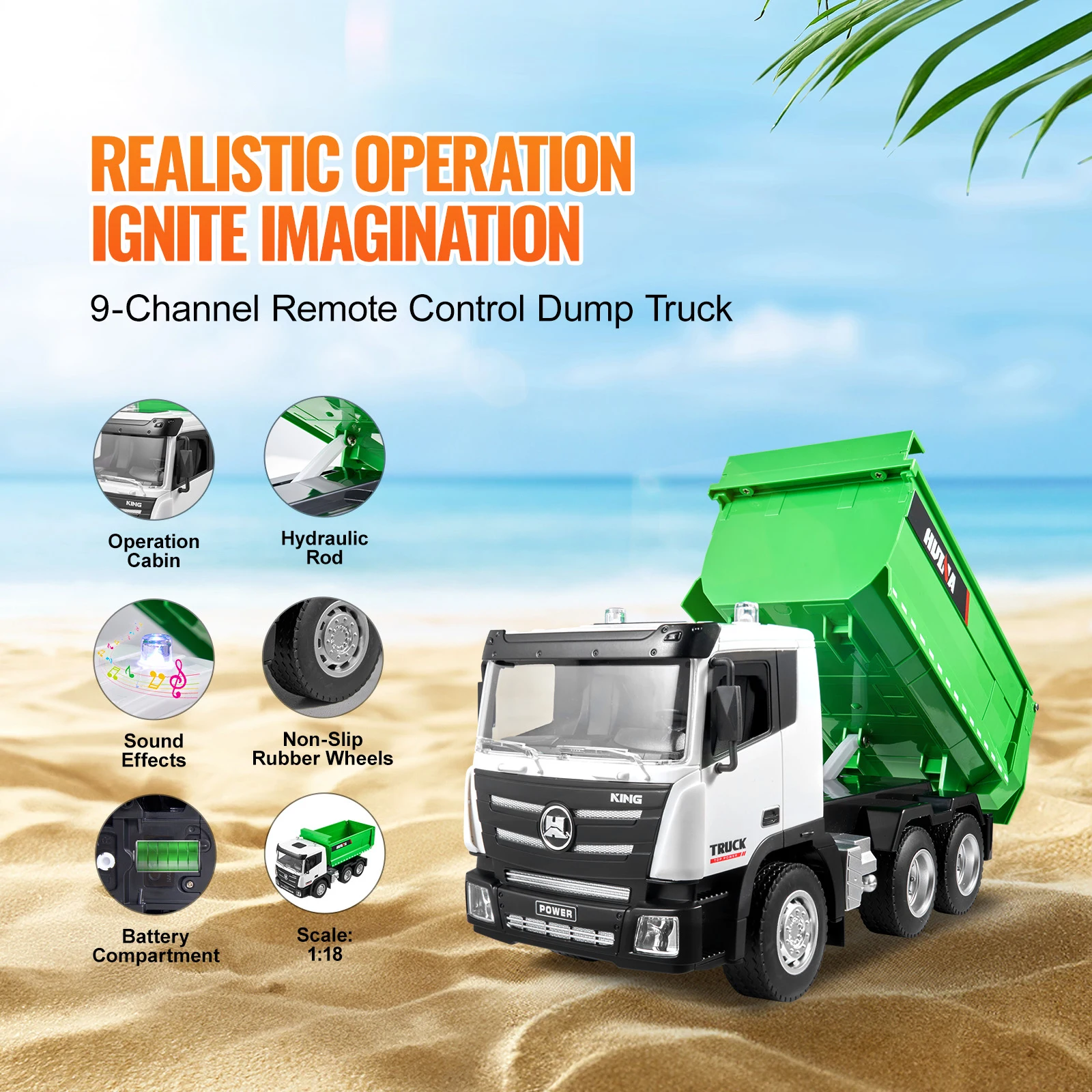 SucceBuy RC Dump Truck 9-Chann - огляд і ціна Kids Toys Channel