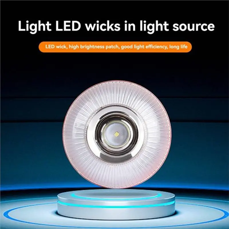 【PROMOTION】Emergency LED Flash Lights V16 White& Yellow Warning Lamps With Magnet Base 3Pcs Traffic Safety Light