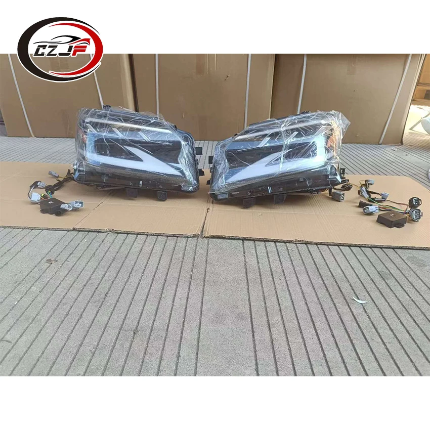 

CZJF LED Headlight for 2009-2018 Lexus GX400 GX460 Upgrade 2020 Factory USA Signal Lamp Led Headlamp
