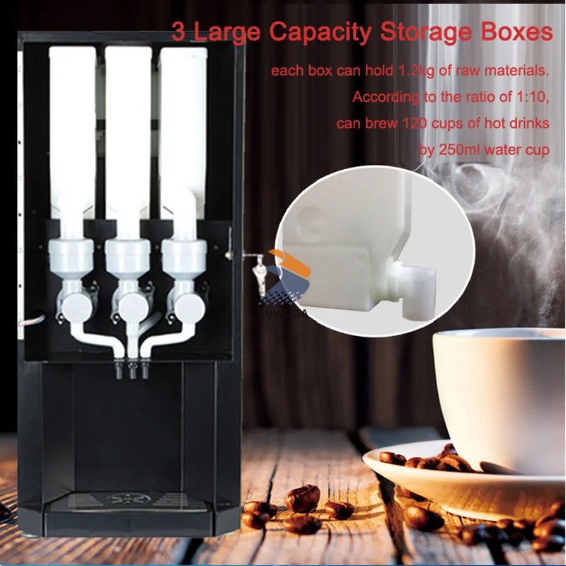 Hot Cold Beverage Machine Drinking Machine Milk Tea Coffee Machine 110V 220V Household Small Automatic Instant Coffee Machine