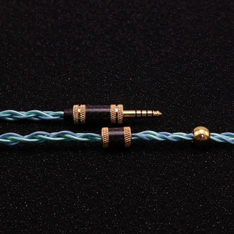 XINHS-Cable de actualización para auriculares OCC Mix con cristal único, chapado en cobre y plata, 0,78mm, 2 pines, adecuado para MOONDROP cable kz hi fi auriculares cable sennheiser 4.4mm to 3.5mm cable 4 4mm 2 pines