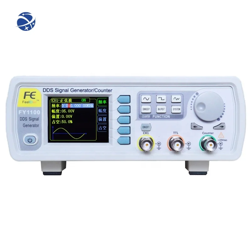 FY1100-5M Single Channel Signal Generator DDS Signal and TTL Level Output Waveform Pulse Function Frequency Meter Signal Source