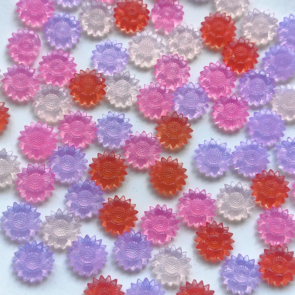 100 stks Doorschijnende Zonnebloem Zegellak Kralen DIY Envelop Brief Huwelijksuitnodiging Scrapbooking Knipperende Afdichting Stempel
