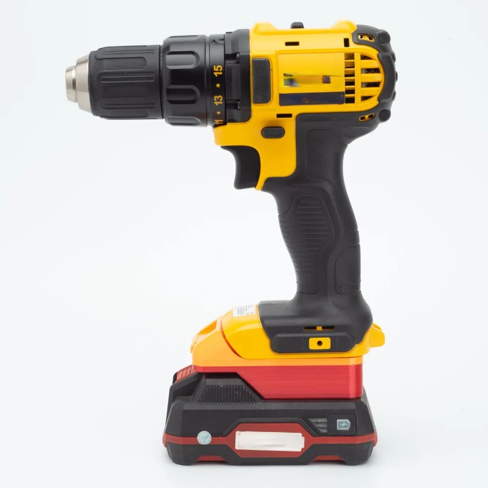 conversor adaptador de bateria para parkside lidl conversor de litio x20v team dewalt 18v brushless tools apenas adapte 01