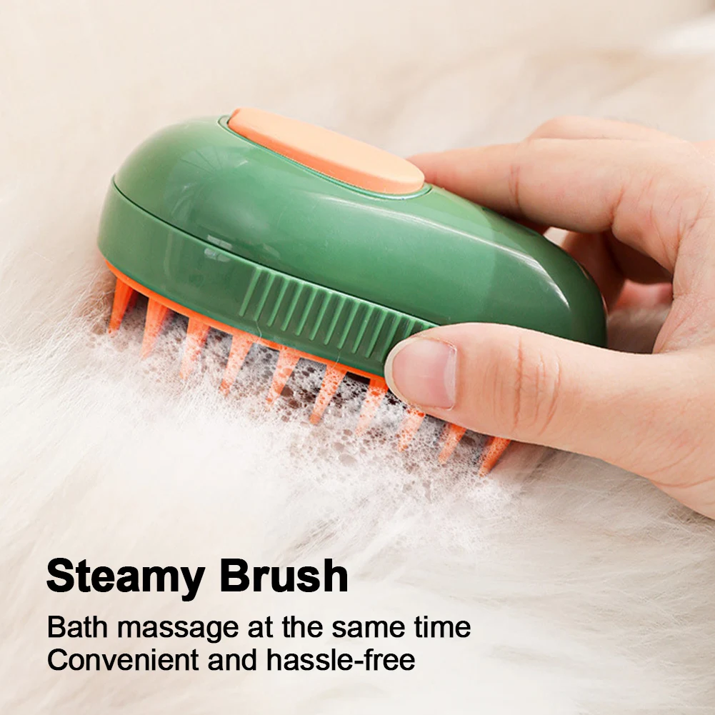 Cat Dog Steam Brush Steamy Brush Multifunctional Massage Comb Hair Removal Combs Pet Grooming Comb for Grooming Removing Tangled