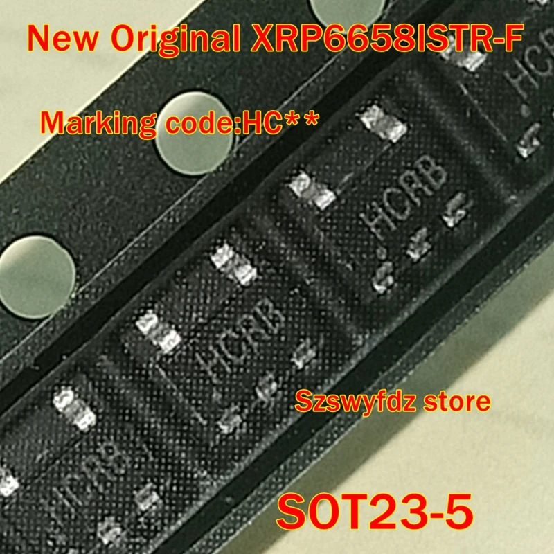

5pcs to 100pcs New Original XRP6658ISTR-F XRP6658ISTR SOT23-5 Marking code:HC** 1A 1.5MHz Synchronous Step-Down Converter