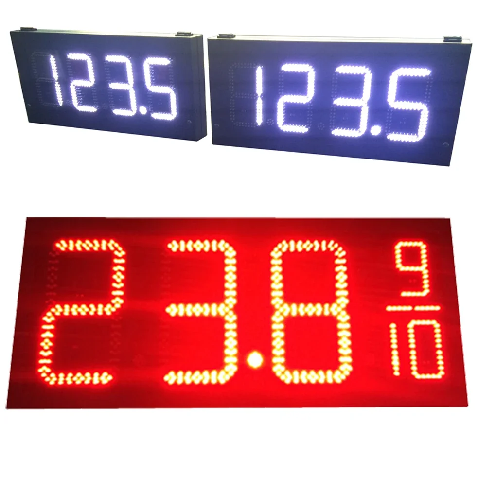 led gas station sign/gas station price led sign board wireless digit gas price sign