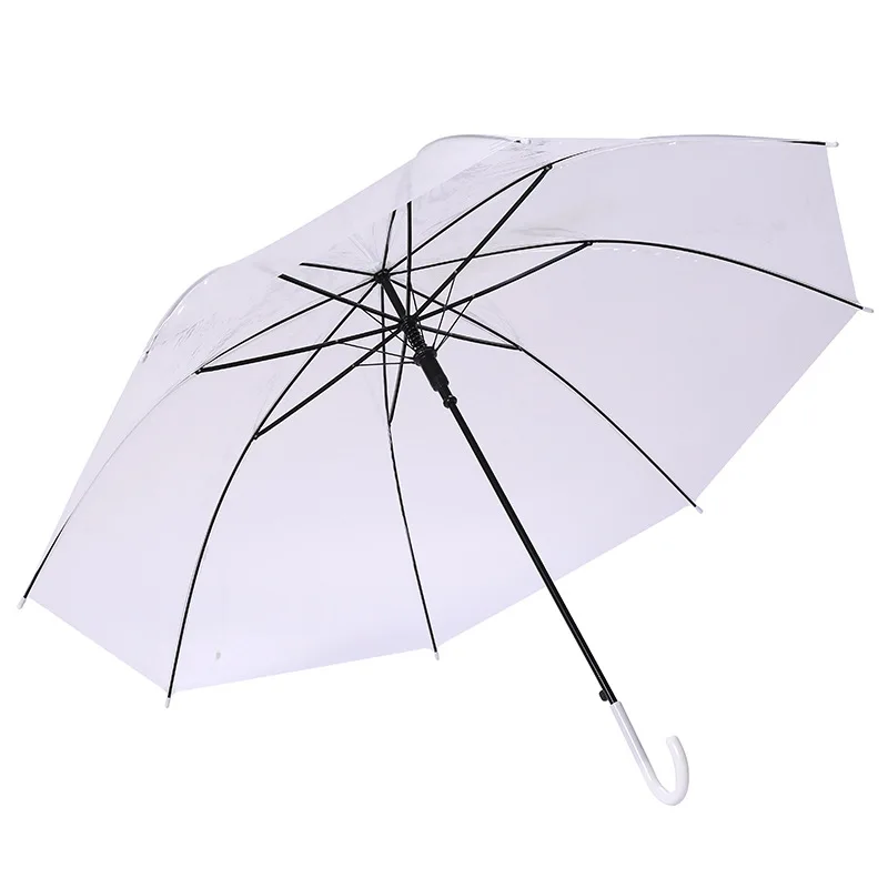 

50pcs Hot Sale Transparent,fashion umbrella Party Photography Wedding Long Umbrella Creative Gift Umbrella