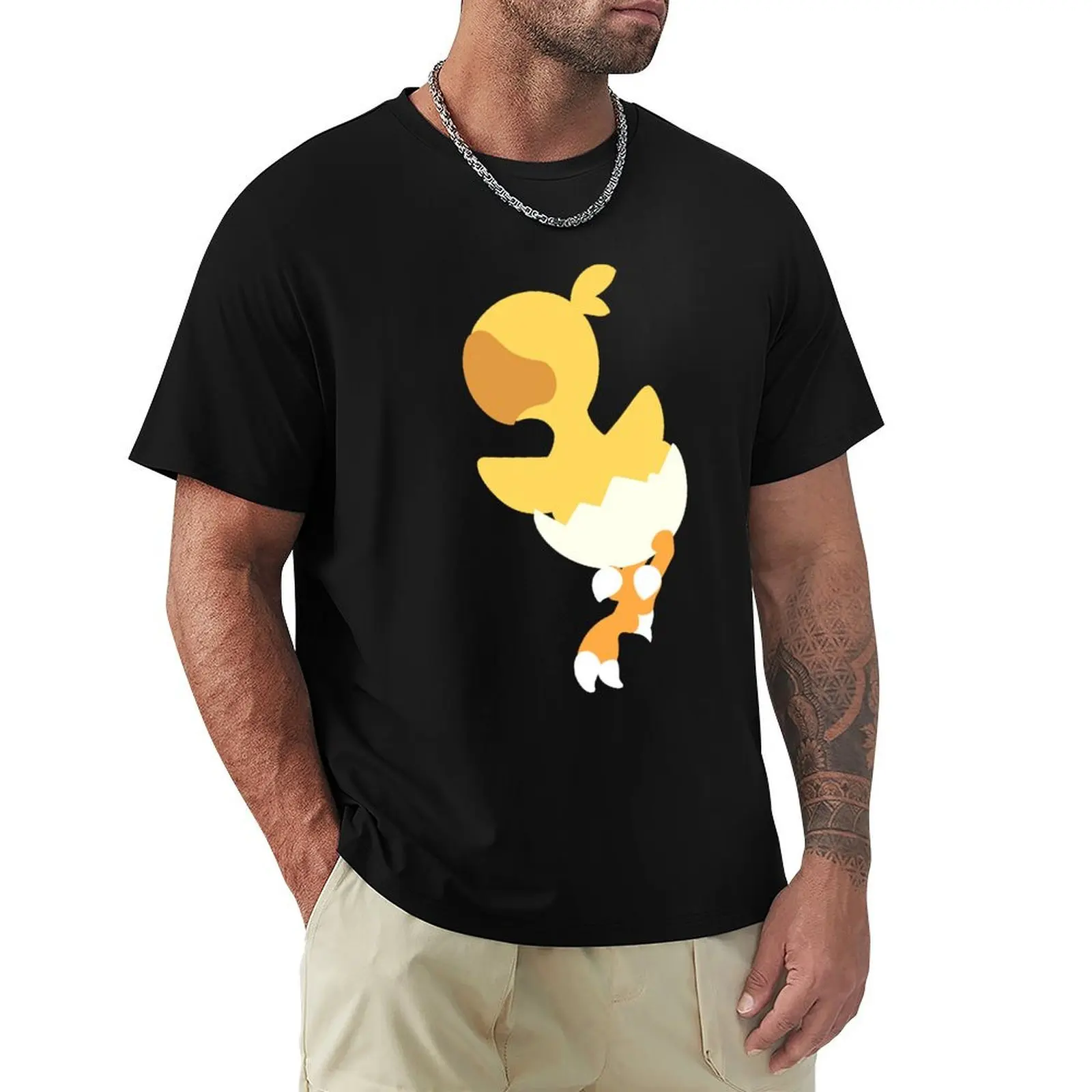 Wayward Hatchling Silhouette T-Shirt Casual Basic Short Sleeve T-Shirt