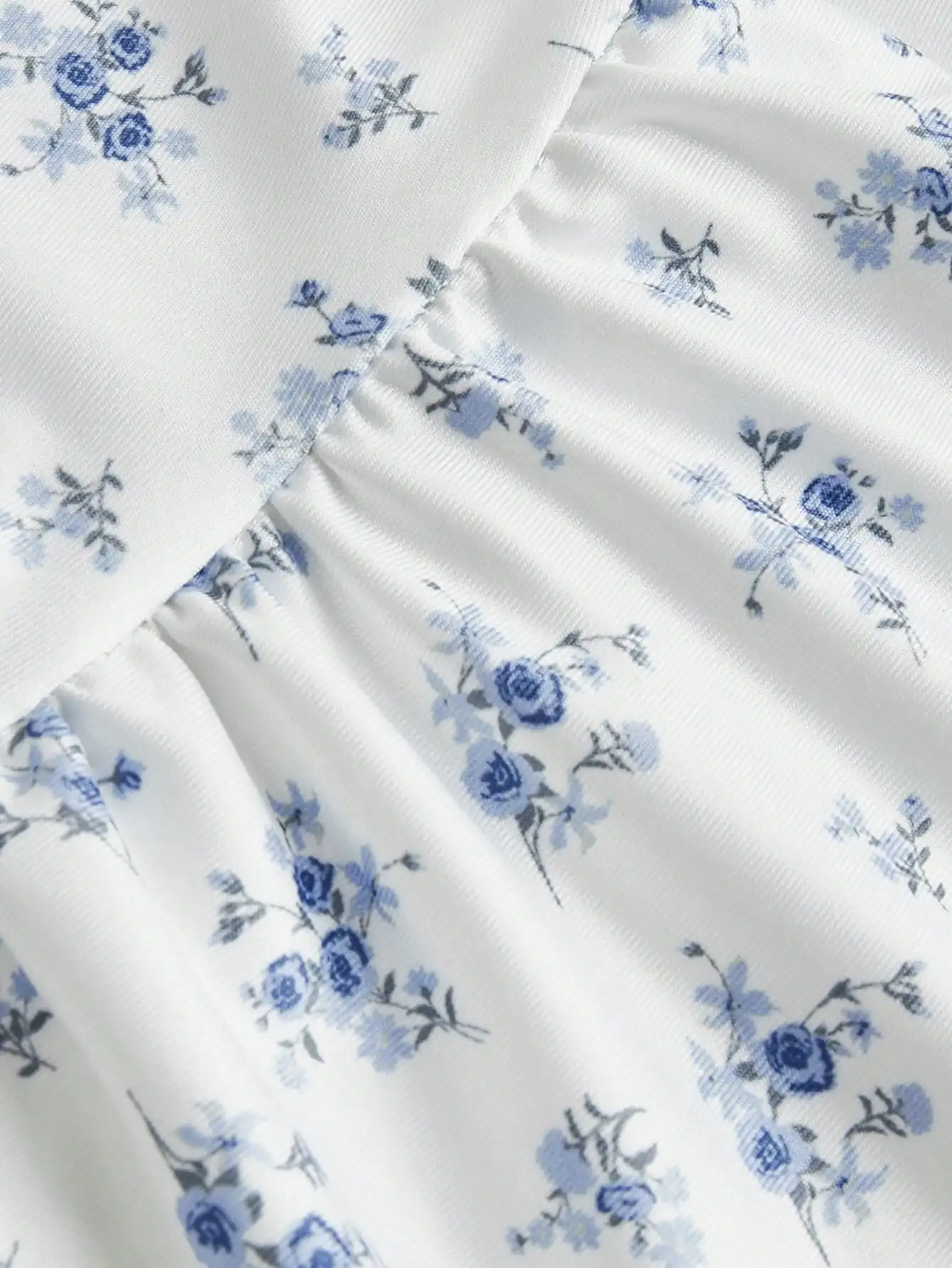 الأوروبية والأمريكية الربيع والصيف زهرة طباعة الدانتيل العنق عارضة السراويل مجموعة