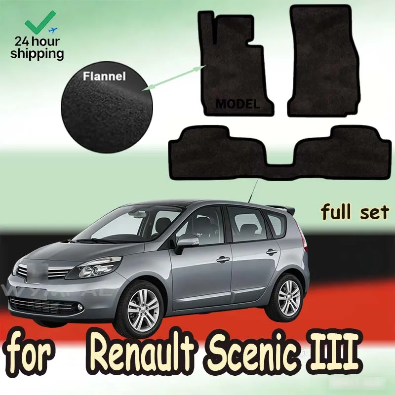 tapis-de-voiture-en-velours-suede-nylon-pour-renault-scenic-iii-minivan-2009-2016--noir