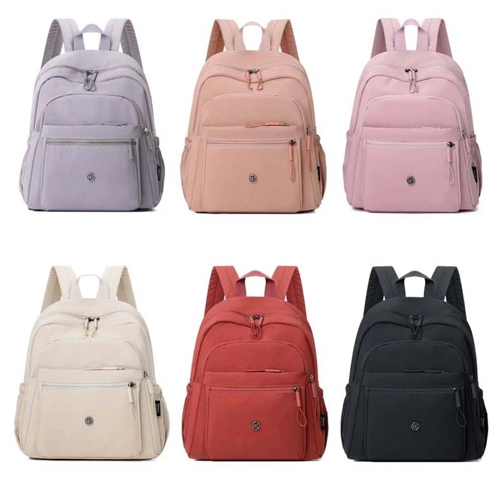 Large Capacity Oxford Cloth Backpack Japanese Style Anti-Splash Water Casual Daypack Adjustable Lightweight Women School Bag
