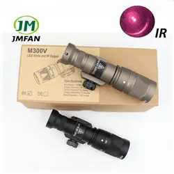 Sotac Surefir SF M300 M300V IR lighting Scout Light Tactical LED Flashlight Hunting Rail Mount light for Outdoor Sports