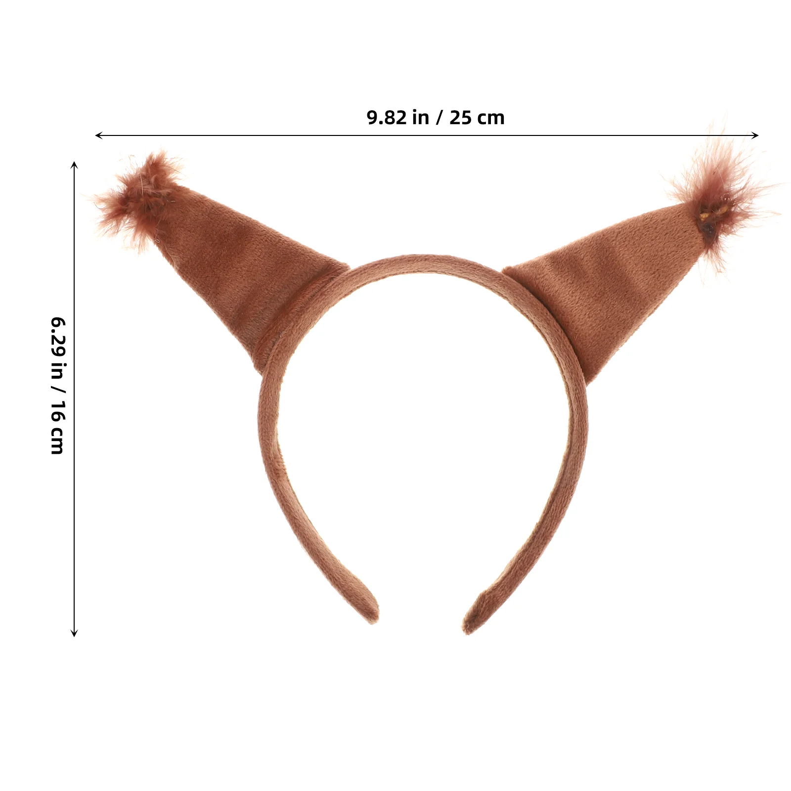 Plush Esquilo Orelhas Headband Set, Acessórios Cosplay, Cauda Falsa