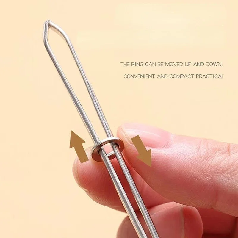 

High Quality Garment Clips Sewing DIY Tools Elastic Band Tape Punch Cross Stitch Threader Wear Elastic Clamp 재봉