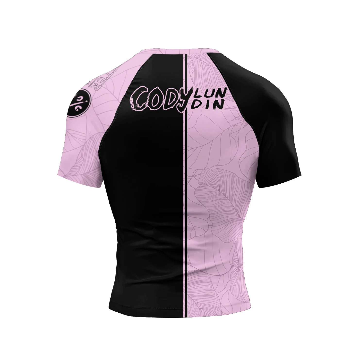 CODYLUNDIN Men's Fitness T-Shirt Quick Dry Workout Gym Shirt with Print​ Compression Shirt for Men Athletic Training Top