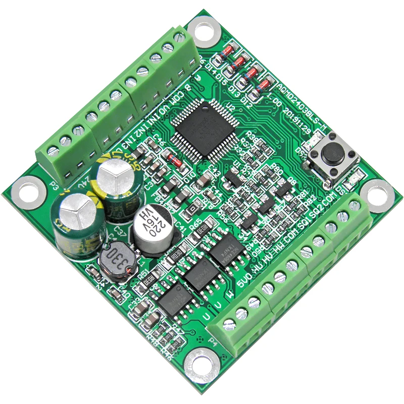 12/24V 70W DC Brushless Motor Driver Current/speed/position PID Control