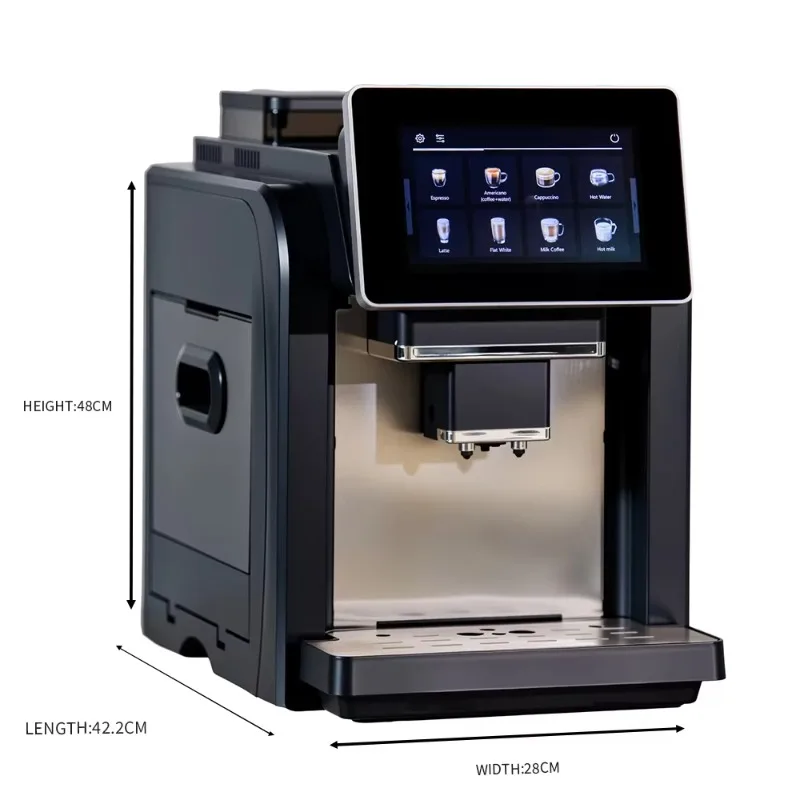 

7-Inch touch screen cafeteria electric smart coffee machine fully automatic commercial