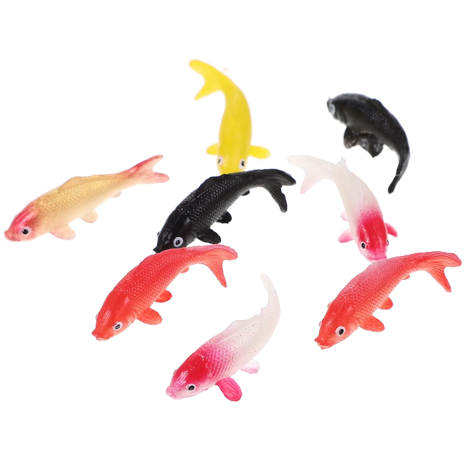 

Mini Goldfish Figurine Dollhouse Toys for Decor Crawl Micro Landscape Plastic Child