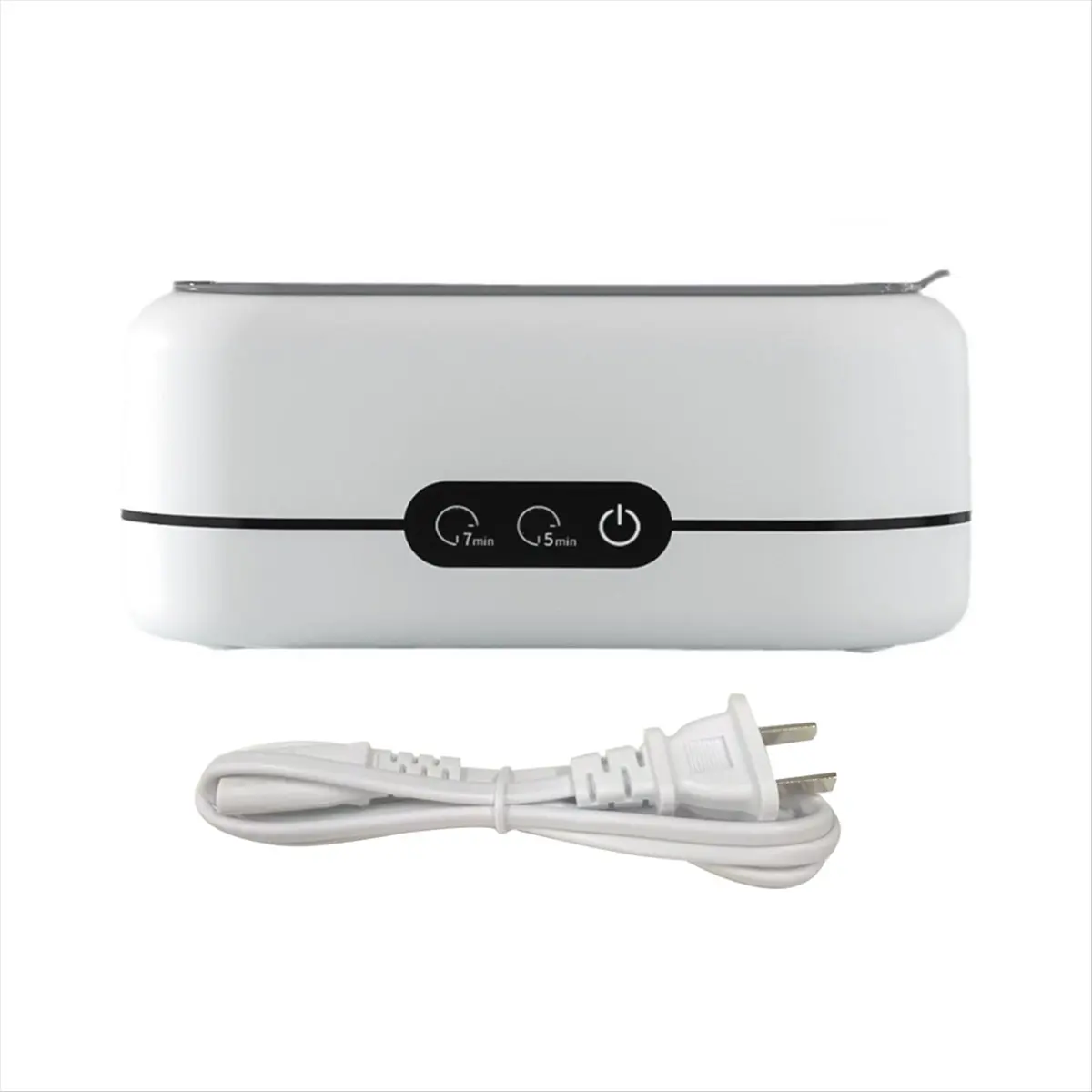 A77K Ultrasonic Jewelry Cleaner, 12oz with Digital Timer, Portable Jewelry Cleaner Ultrasonic Machine for Eyeglasses US Plug