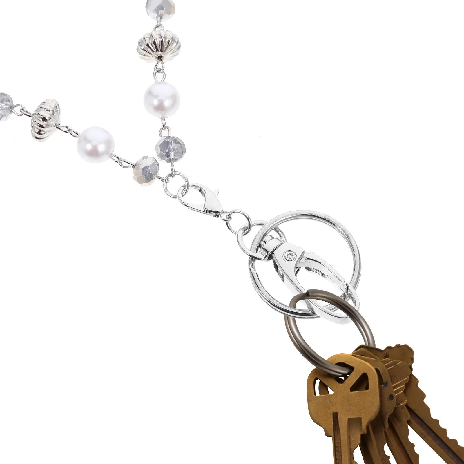 

Anti-Lost Beads Lanyard for Id Cards and Keys Stylish Colors Lightweight Versatile Functional Perfect Gift for Teachers