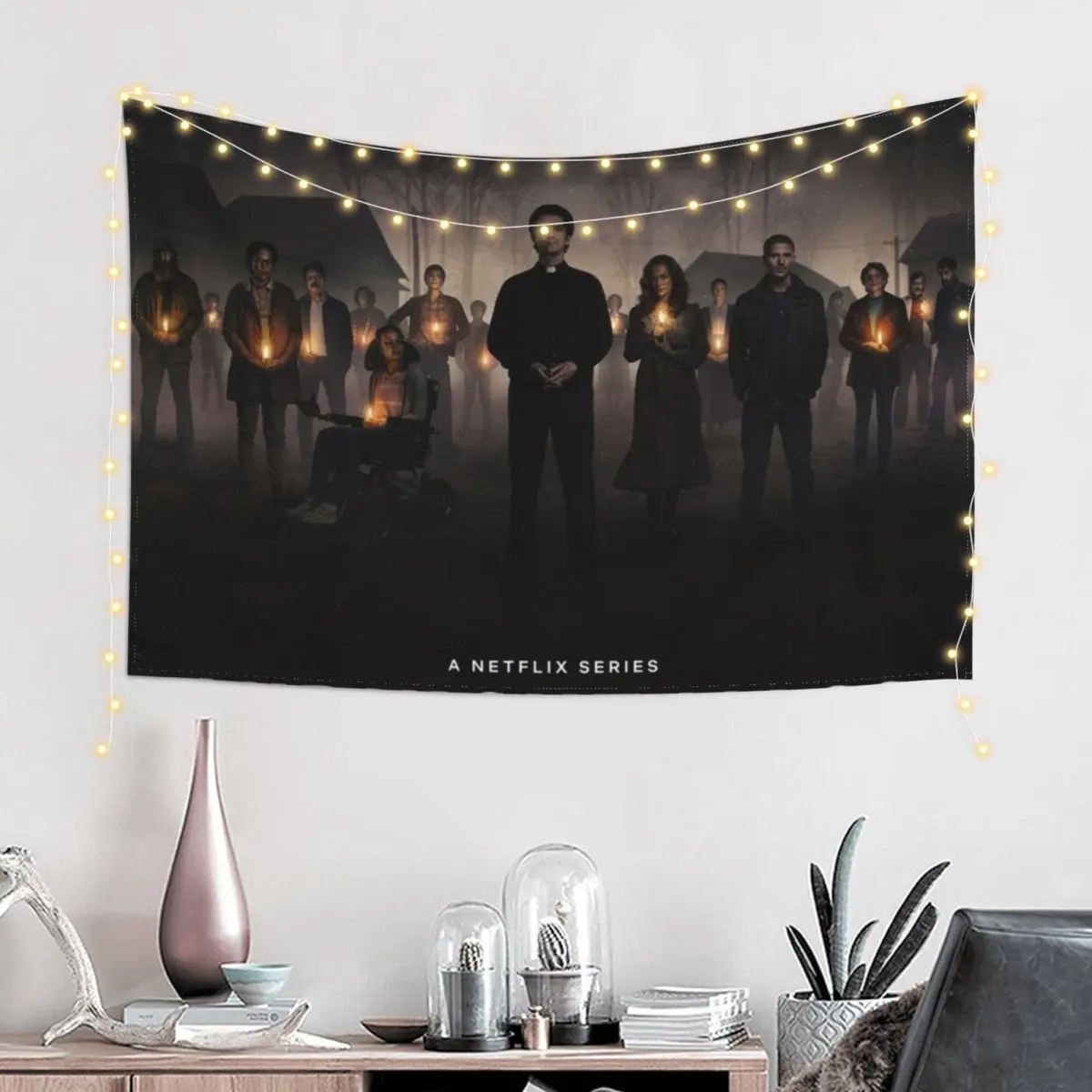

Mass Midnight Mass Midnight Mass Midnight afraid Tapestry Decorative Wall Murals Room Decor House Decor Decor For Room Tapestry