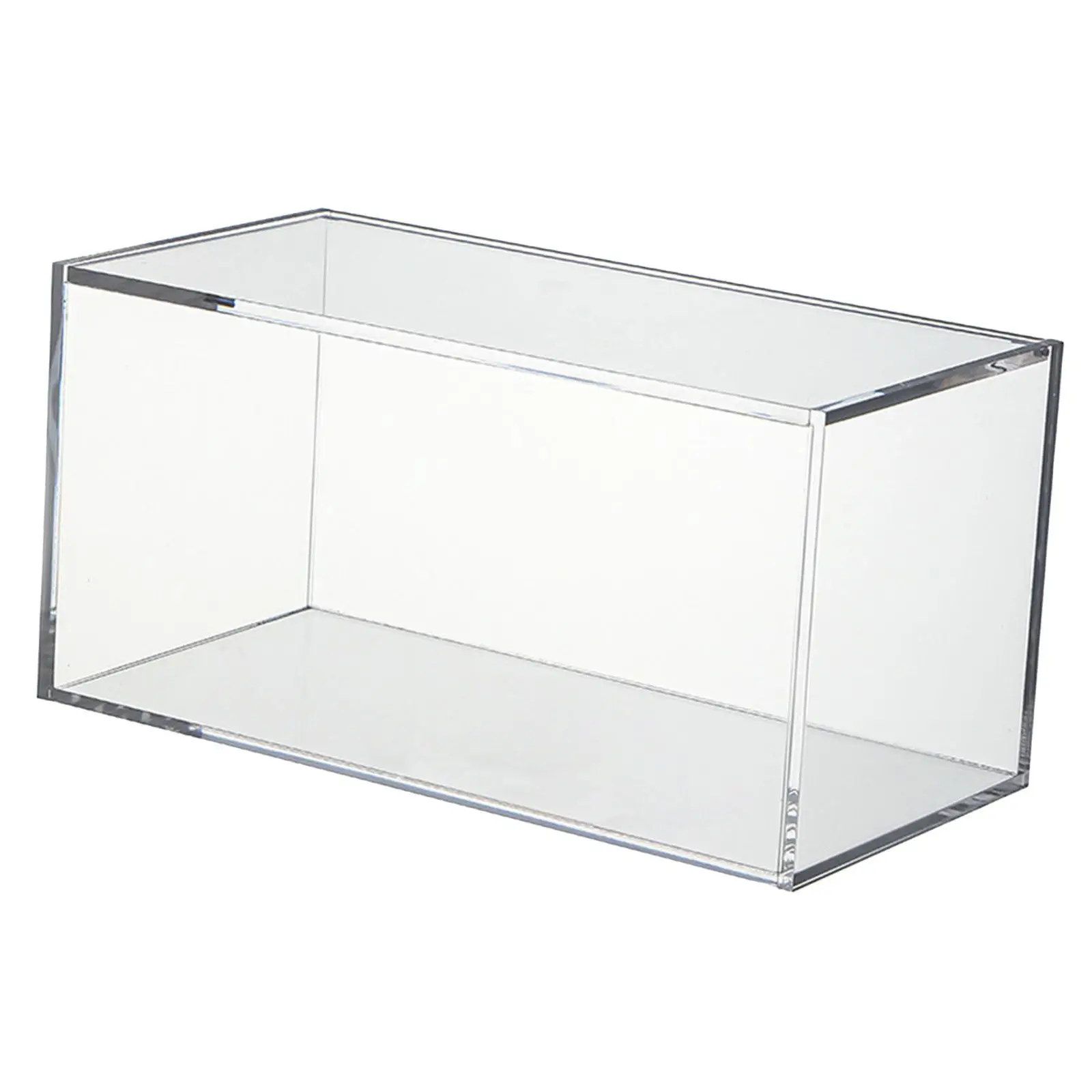 Boîte de rangement pour thé en acrylique avec couvercle, étui de rangement transparent, protection anti-poussière, étui d'affichage