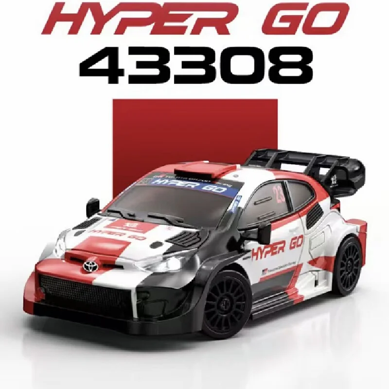 New MJX HYPER GO 43308 1/43 RC Drift Racing Car 4WD Remote Control Drift Rally Racing Vehicle Customized High-Speed Mini Rc Car