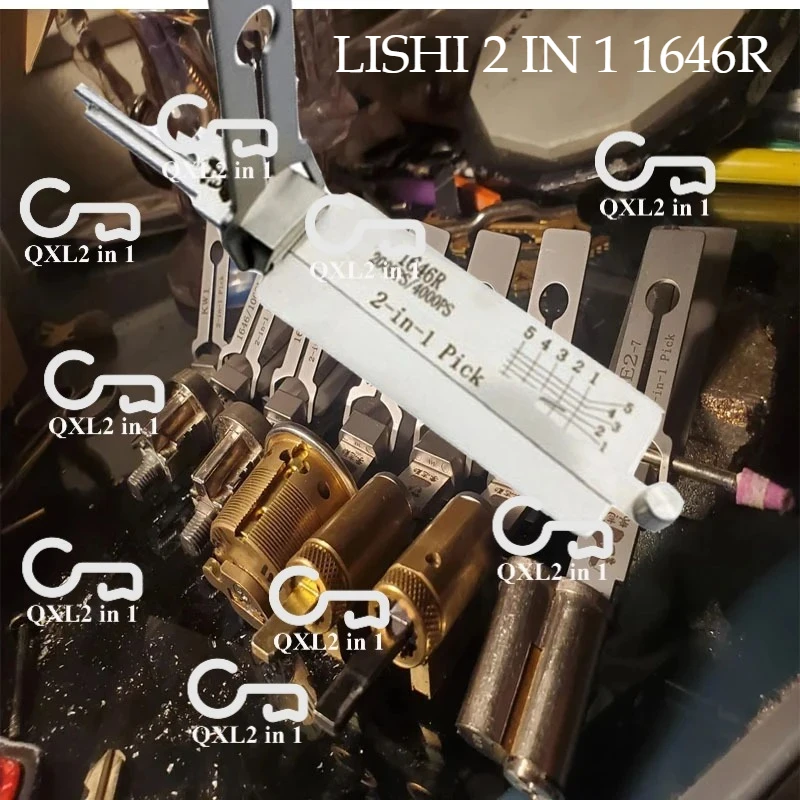 1PCS 2 IN 1 LISHI  Repair Tools 1646R Kit Door for Mailbox USPS Locksmith China Supplier Auto Door Open Car Auto Complete Set