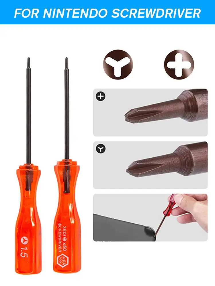 Tournevis croisé en forme de Y pour Switch 2 Oled, nouveau tournevis 2DS 3DS, accessoires pour Console de jeu