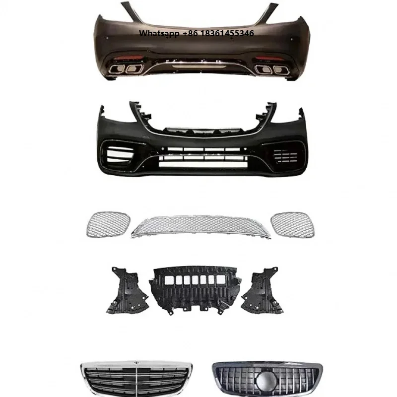 FPR S-Class W222 Bodykit Early Upgrade W222 Later S65 Surround Kit Front Rear Bumper Plastic Autos New Condition