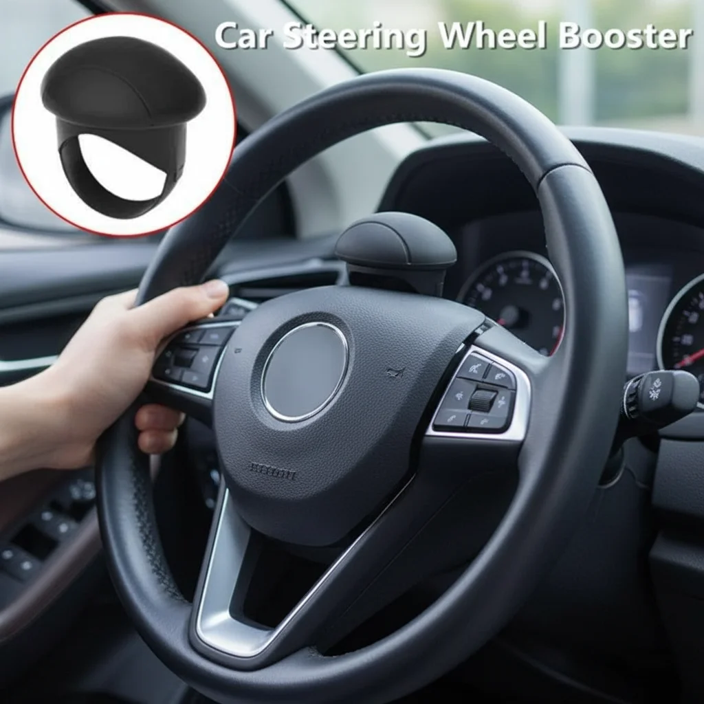 

Универсальная автомобильная шариковая ручка-усилитель рулевого колеса, 1 шт., эргономичная ручка, простой контроль для безопасного вождения