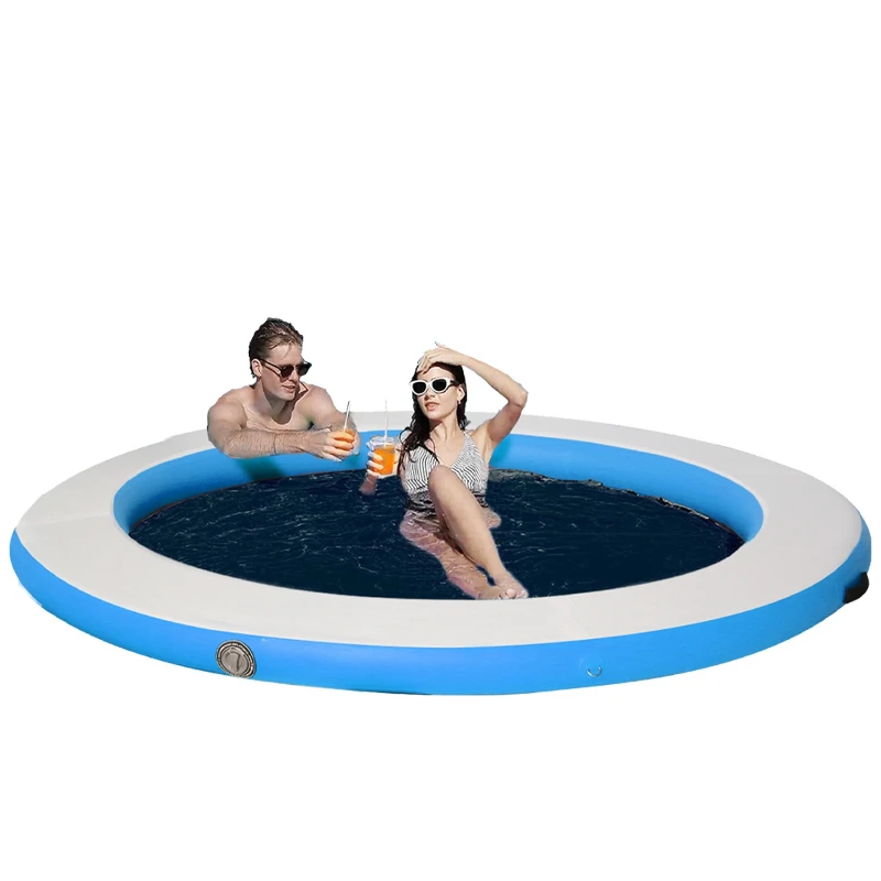

Inflatable floating row floating table inflatable hammock