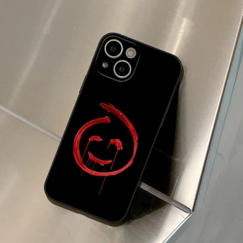 The Mentalist Red John Simon Baker Shell custodia per telefono per IPhone 15 14 13 11 12 Pro 15 Plus X 13 Pro MAX XR XS Max cover nere