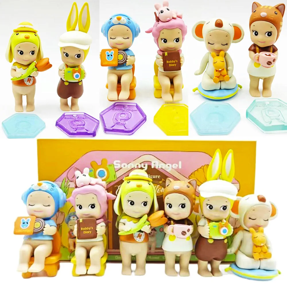 Sonny Angel Enjoy The Moment Series Children Christmas Birthday Gift Blind Box Anime Figures Ornaments Dolls