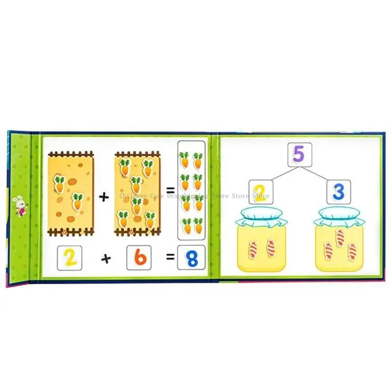 وسائل تعليمية حسابية لمرحلة ما قبل المدرسة، كتب مغناطيسية للأطفال، ألغاز الرياضيات، لعبة الرياضيات التعليمية المبكرة، دعائم تعلم