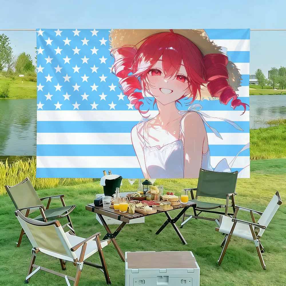 K-Kasane T-Teto Get To Me Flag Wall Decorations Home Decor Suitable For Living Rooms Bedrooms Dormitories Parties And Holidays