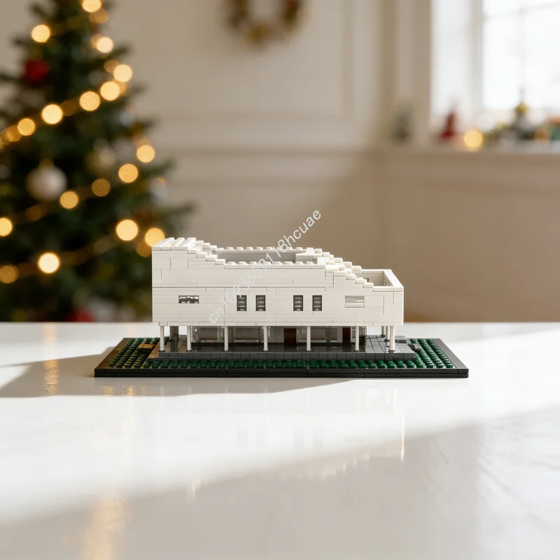 

1655pcs MOC Microscale Modern Weekend Home Architecture Model Building Blocks Toy Creative Christmas Gifts Idea Brick Education