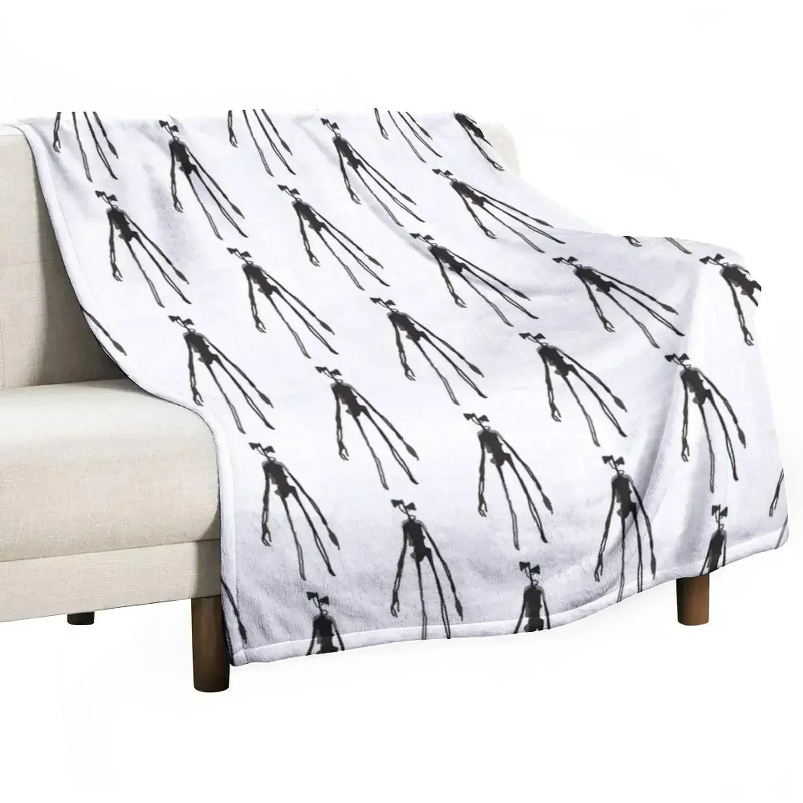Siren Head figurine Throw Blanket for sofa Single Custom Decorative Sofas Soft Beds Extra Large Throw Blankets