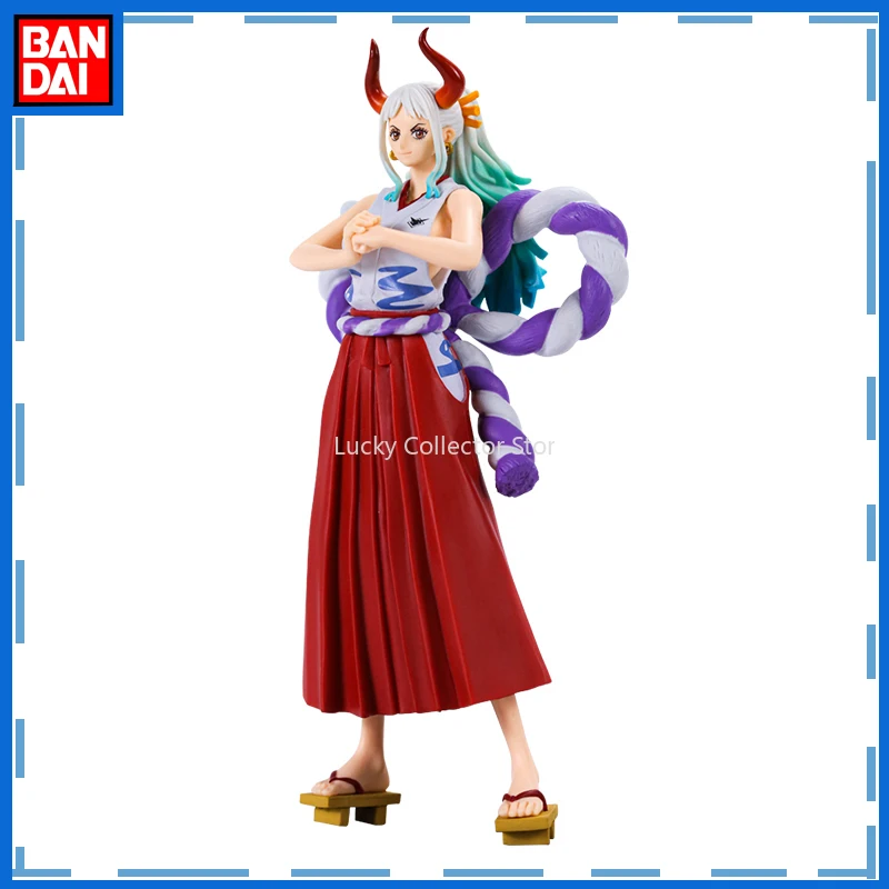 Bandai One Piece Yamato Figure Onigashima Wano Country Doll Model Desktop Decorative Ornament Toy Birthday Gift Ready in Stock