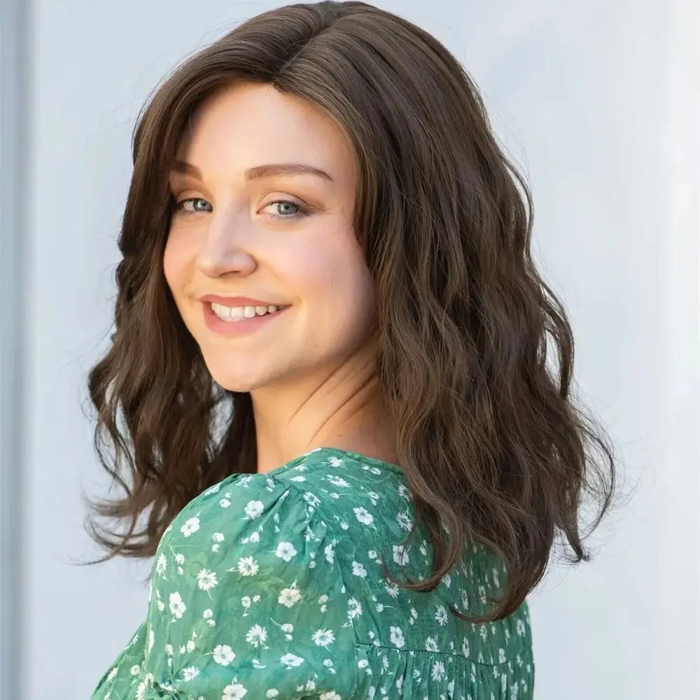 

Short 20inch Glueless Preplucked Dark Brown 180Density Body Wave 5x5 Silk Base Jewish Human With BabyHair HDLace European Hair