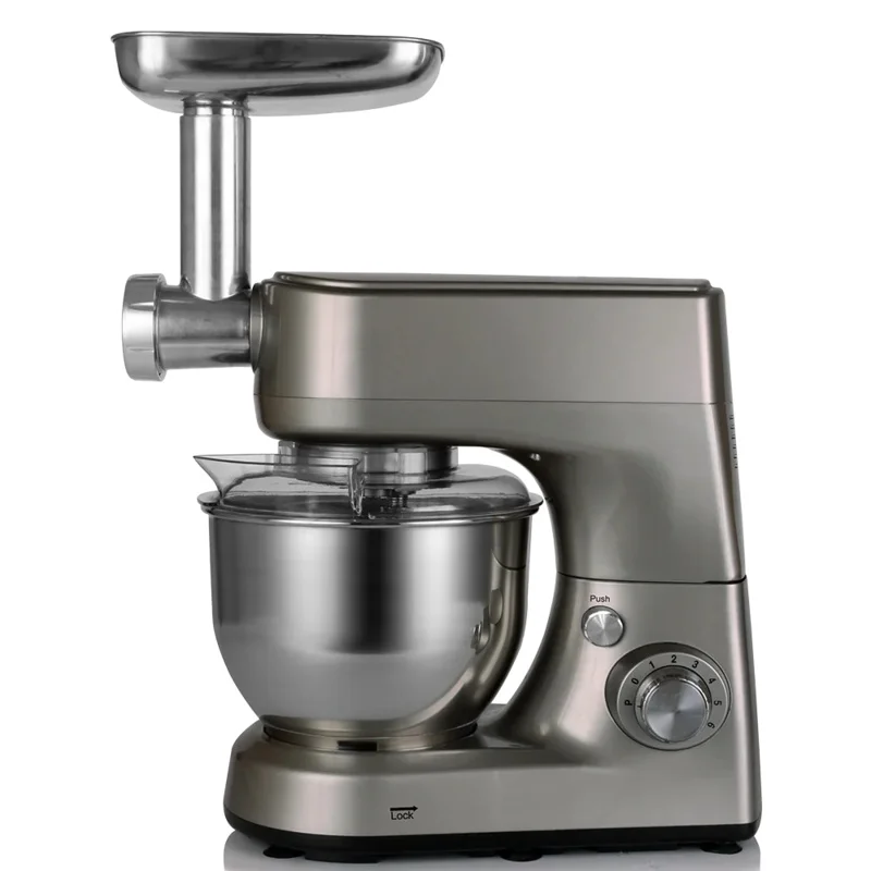 

3 In 1 Mixer 5L Food Baking Stand Dough Mixers 6 Speed Tilt Head Design