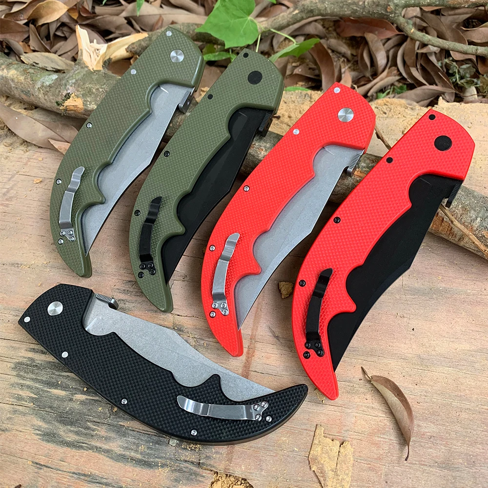 Cold New Folding Tactical Knife 2024 Large Espada AUS-10A Steel Blade Outdoor Military Combat Survival Multipurpose Knives EDC