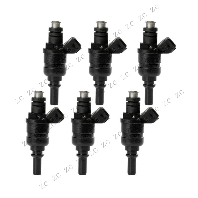 S+ Set of 6 Fuel Injectors For BMW 325Ci 320 325I X3 Z4 2.5L 2.8L 1998-06 1427240