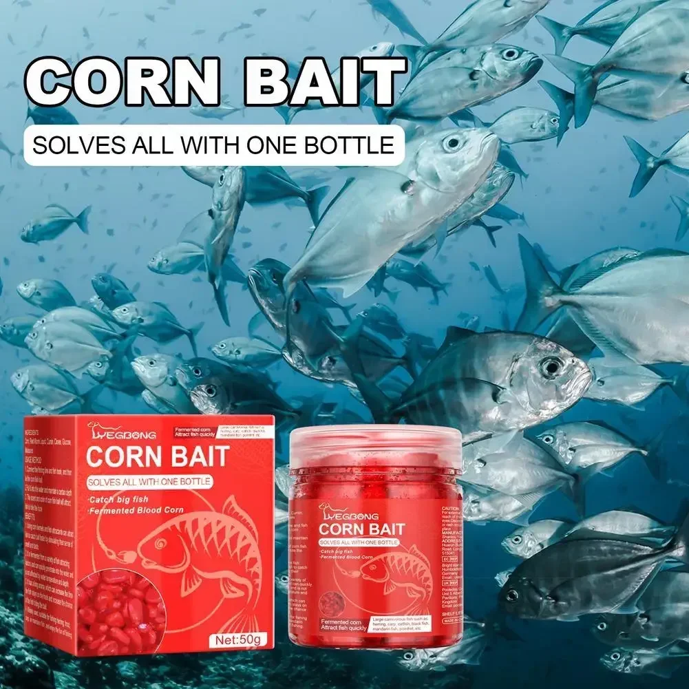 Corn Fishing Bait Brightly Colored Fishing Corn Bait For Four Seasons Fish Gathering Lures For Crucian Carp Tilapia Fish